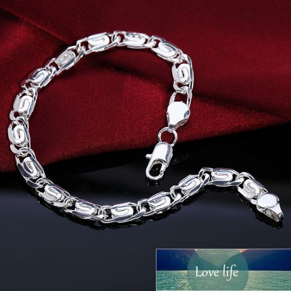 fashion beautiful 925 silver solid bracelet for women men chain charm classic wedding gift jewelry wholesale lh008 factory price expert desi, Black
fashion beautiful 925 silver solid bracelet for women men chain charm classic wedding gift jewelry wholesale lh008 factory price expert desi, Black