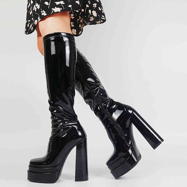 boots gigifox brand female winter modern super-platform halloween pumps wear woman shoes high knee boots 4z10, Black
boots gigifox brand female winter modern super-platform halloween pumps wear woman shoes high knee boots 4z10, Black