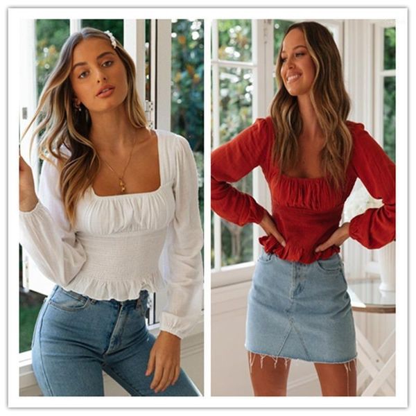 summer 2021 fashion women cropped chiffon blouse solid slim fit long sleeve crop womens and blouses1, White
summer 2021 fashion women cropped chiffon blouse solid slim fit long sleeve crop womens and blouses1, White