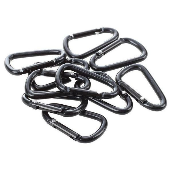 2020 new practical 10 pcs black d shaped aluminum alloy carabiner hook keychain climbing equipment karabiner m jllcpo
2020 new practical 10 pcs black d shaped aluminum alloy carabiner hook keychain climbing equipment karabiner m jllcpo