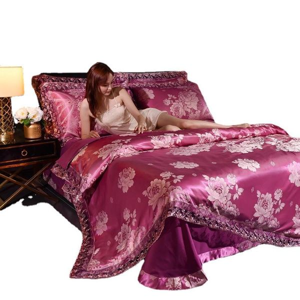 bedding sets luxury 4pcs euro bed linen duvet cover set jacquard lace flat sheet pillowcase full king size
bedding sets luxury 4pcs euro bed linen duvet cover set jacquard lace flat sheet pillowcase full king size