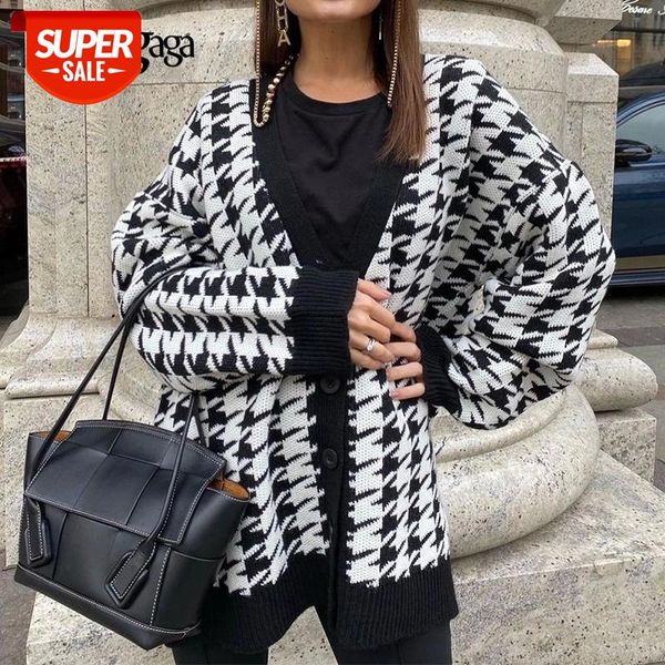 darlingaga fashion vintage long houndstooth sweater cardigan women buttons jacket coat knitwear autumn winter sweaters outwear #co3s, White
darlingaga fashion vintage long houndstooth sweater cardigan women buttons jacket coat knitwear autumn winter sweaters outwear #co3s, White