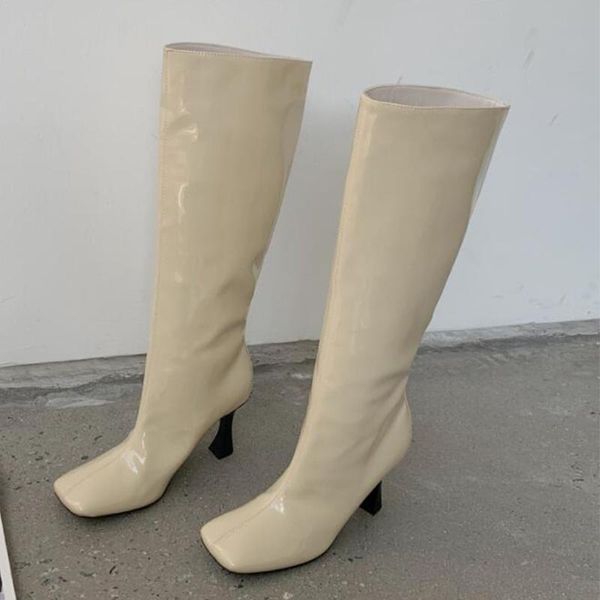 boots women knee high cow leather thick heels motorcycle punk shoes woman, Black
boots women knee high cow leather thick heels motorcycle punk shoes woman, Black