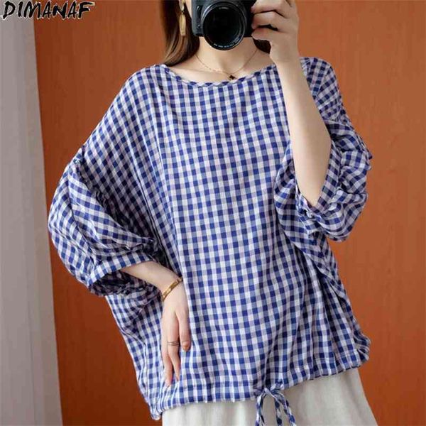 plus size women t-shirt style ladies linen plaid print tee shirt slim vintage bat fashion summer oversize 210531, White
plus size women t-shirt style ladies linen plaid print tee shirt slim vintage bat fashion summer oversize 210531, White