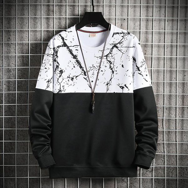 men's hoodies & sweatshirts men crewneck 2021 spring autumn casual trendy streetwear mens patchwork color fashion male pullover, Black
men's hoodies & sweatshirts men crewneck 2021 spring autumn casual trendy streetwear mens patchwork color fashion male pullover, Black