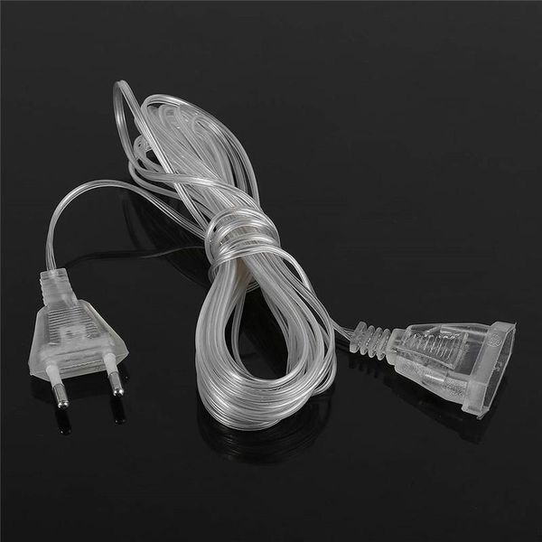 strings 3m power garland extension lengthened line cable eu/us plug extender transparent wire for christmas lights wedding decoration
strings 3m power garland extension lengthened line cable eu/us plug extender transparent wire for christmas lights wedding decoration