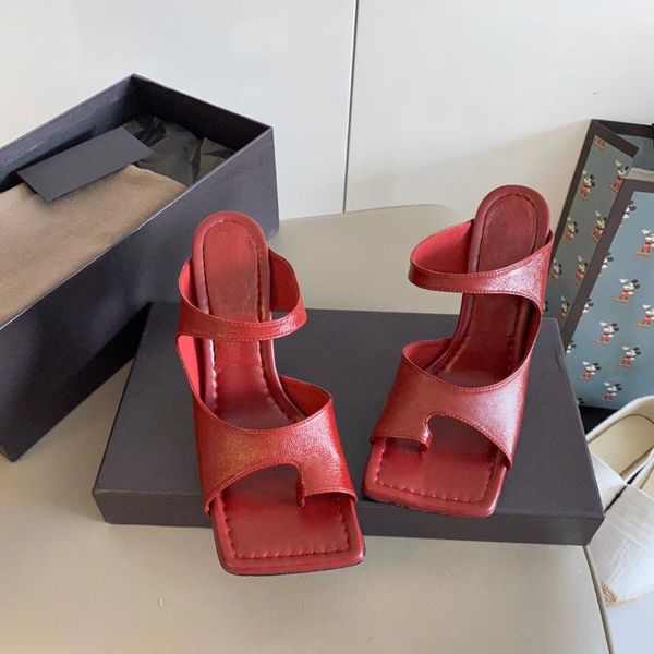 slippers summer flip flops square toe super-high hoof heels genuine leather zapatillas mujer designer shoes evening, Black
slippers summer flip flops square toe super-high hoof heels genuine leather zapatillas mujer designer shoes evening, Black