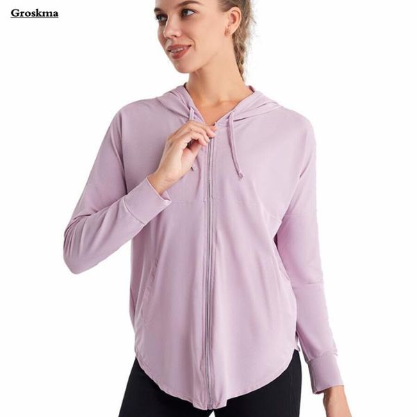 yoga outfit quick dry women outdoor sports running t shirt hooded zipper fitness gym tees long sleeve clothing ropa deportiva
yoga outfit quick dry women outdoor sports running t shirt hooded zipper fitness gym tees long sleeve clothing ropa deportiva