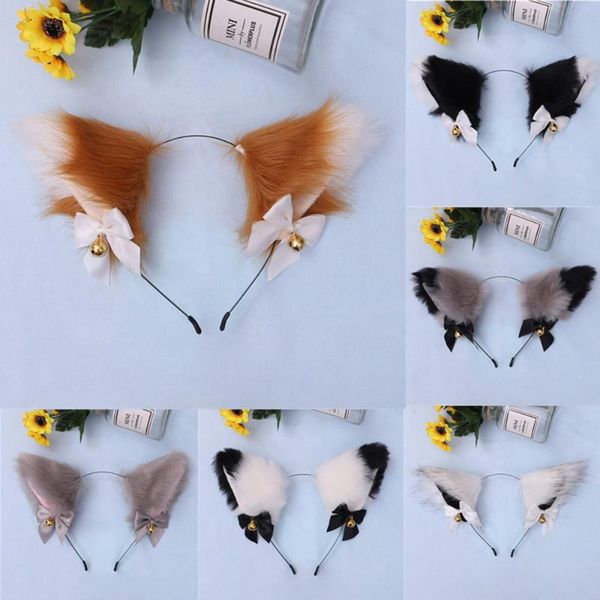 women sweet lovely anime headband cute furry plush cat ears hair hoop with bowknot small bells fancy dress cosplay party, Slivery;white
women sweet lovely anime headband cute furry plush cat ears hair hoop with bowknot small bells fancy dress cosplay party, Slivery;white