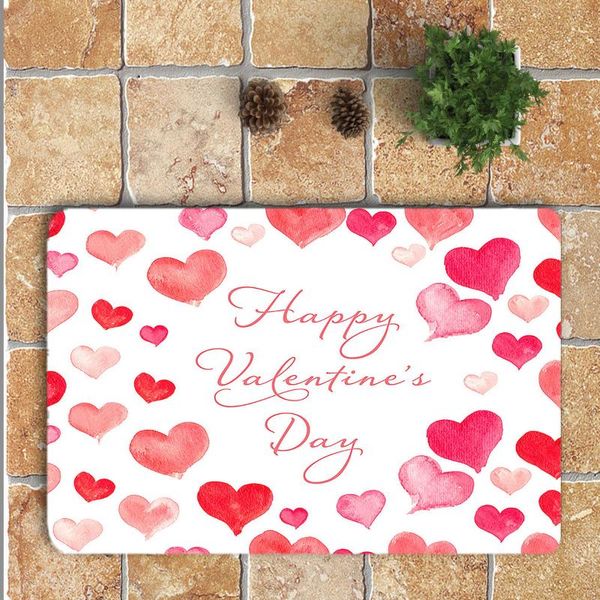 carpets decorative valentine's day welcome doormats 40x60cm non slip home living room kitchen entrance floor mat
carpets decorative valentine's day welcome doormats 40x60cm non slip home living room kitchen entrance floor mat