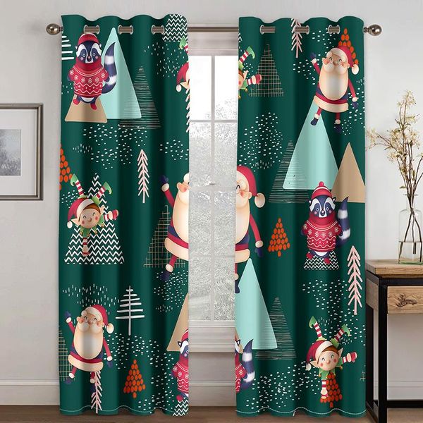 curtain & drapes children's cartoon santa claus kawaii curtains decorated with christmas decorations festive elk tree patterns
curtain & drapes children's cartoon santa claus kawaii curtains decorated with christmas decorations festive elk tree patterns