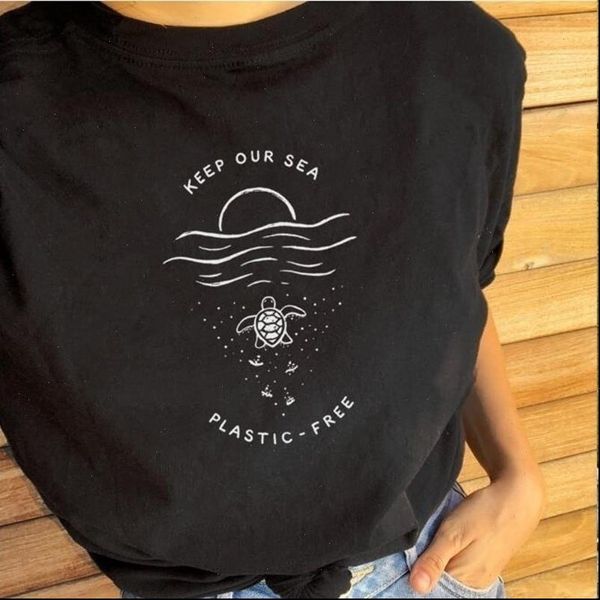 1pcs keep our sea plastic women tshirt skip straws save turtles slogan t shirt girl protect ocean cotton, White
1pcs keep our sea plastic women tshirt skip straws save turtles slogan t shirt girl protect ocean cotton, White
