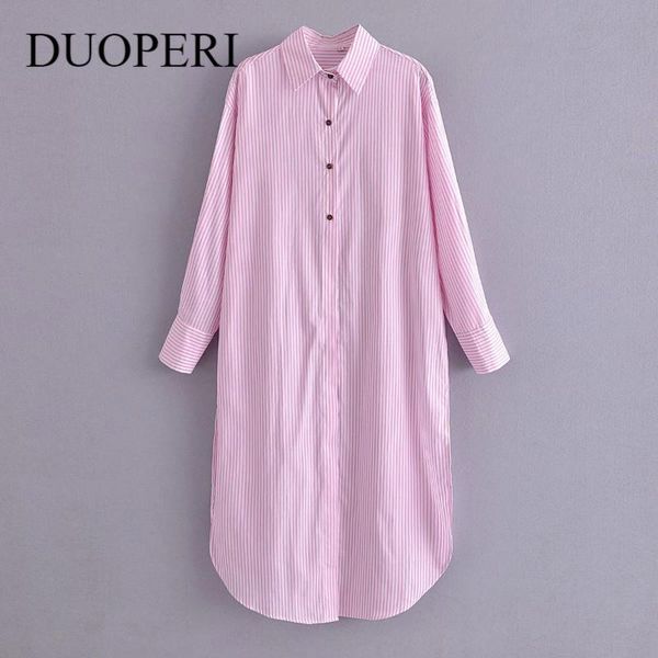 casual dresses duoperi 2021 striped shirt dress women fashion long sleeves side vents button-up midi woman robe, Black;gray
casual dresses duoperi 2021 striped shirt dress women fashion long sleeves side vents button-up midi woman robe, Black;gray