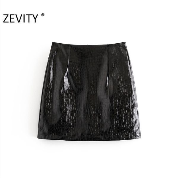 zevity autumn women vintage animal textue faux leather a line skirt faldas mujer office ladies back zipper chic vestido qun699 210310, Black
zevity autumn women vintage animal textue faux leather a line skirt faldas mujer office ladies back zipper chic vestido qun699 210310, Black