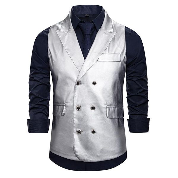men's vests glossy suit vest waistcoat sleeveless jacket men casual slim fit gilet homme for man party stage costume s-2xl, Black;white
men's vests glossy suit vest waistcoat sleeveless jacket men casual slim fit gilet homme for man party stage costume s-2xl, Black;white