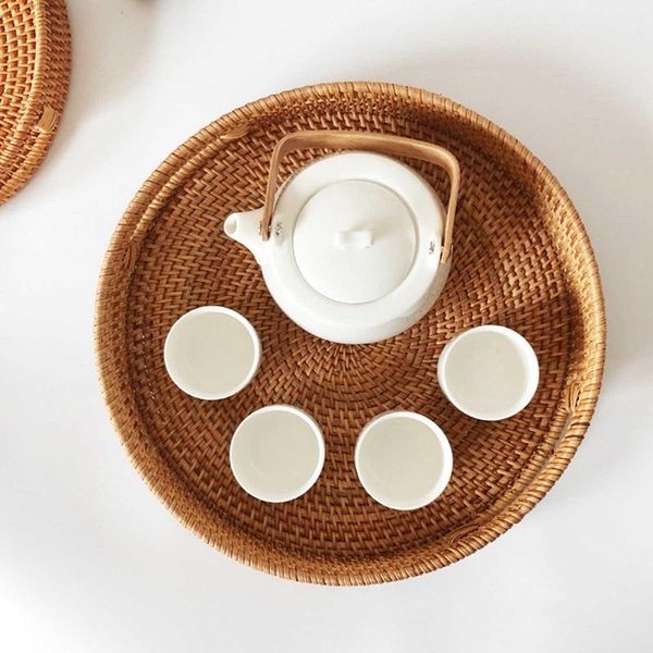 storage baskets fruit basket snack tray hand-woven rattan straw japanese-style round teapot teacup
storage baskets fruit basket snack tray hand-woven rattan straw japanese-style round teapot teacup