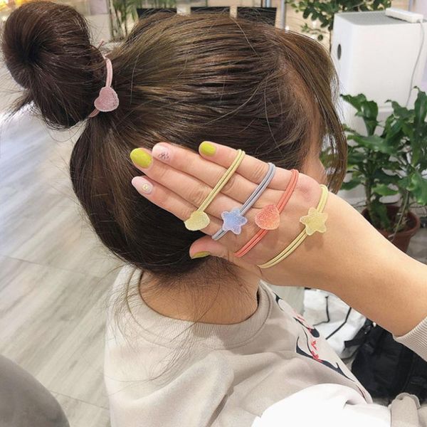 hair accessories star rubber bands sweet candy color elastic ponytail holder clip headband for grils, Slivery;white
hair accessories star rubber bands sweet candy color elastic ponytail holder clip headband for grils, Slivery;white