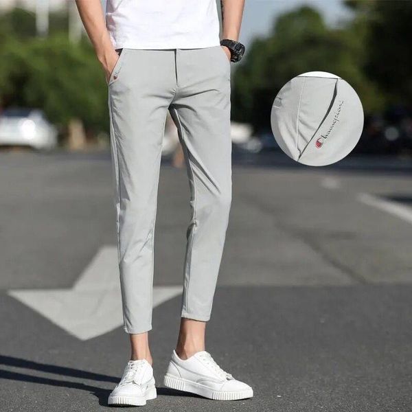 men's pants fashion men spring summer ankle-length solid color casual slim fit trousers male plus size pencil o90, Black
men's pants fashion men spring summer ankle-length solid color casual slim fit trousers male plus size pencil o90, Black