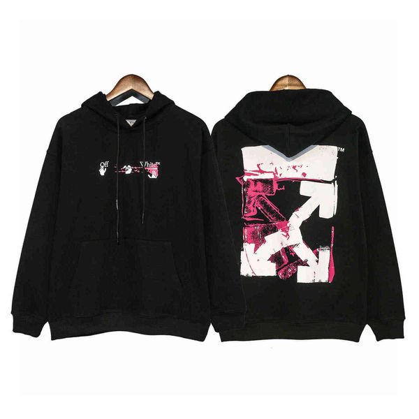 2021 autumn winter new off irregular arrow hand-painted graffiti hoodie for men and women, Black;brown
2021 autumn winter new off irregular arrow hand-painted graffiti hoodie for men and women, Black;brown