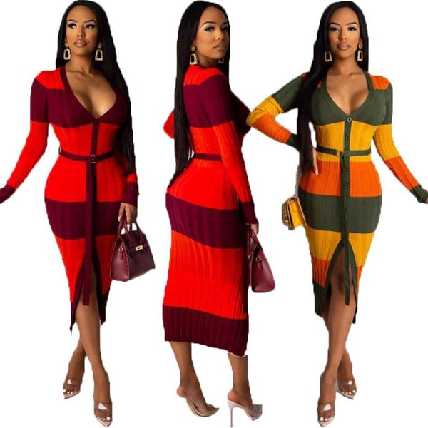 casual dresses european and american women's with long sleeves print front slit button, Black;gray
casual dresses european and american women's with long sleeves print front slit button, Black;gray