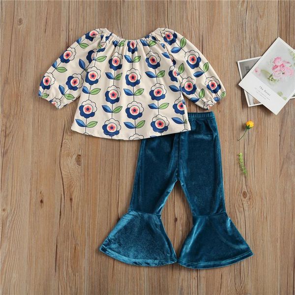 clothing sets spring cotton baby girls outfit floral print flared pants set for kid born clothes outfits, White
clothing sets spring cotton baby girls outfit floral print flared pants set for kid born clothes outfits, White