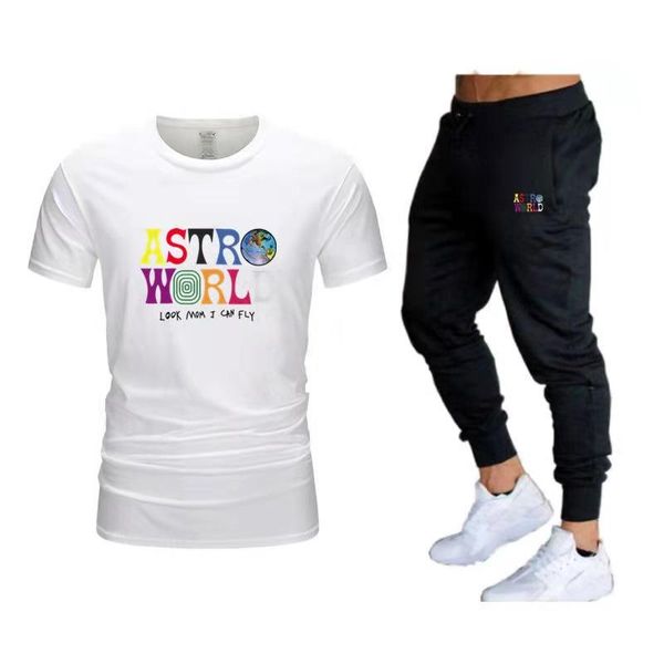 men's tracksuits fashion astrworld printing 2021 style summer cool harajuku graphic t-shirt men streetwear suit sweatpants tees, Gray
men's tracksuits fashion astrworld printing 2021 style summer cool harajuku graphic t-shirt men streetwear suit sweatpants tees, Gray