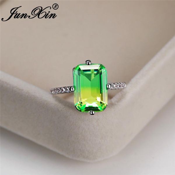 wedding rings unique gradient green yellow zircon small rectangle for women 925 silver color rainbow crystal bands party jewelry, Slivery;golden
wedding rings unique gradient green yellow zircon small rectangle for women 925 silver color rainbow crystal bands party jewelry, Slivery;golden