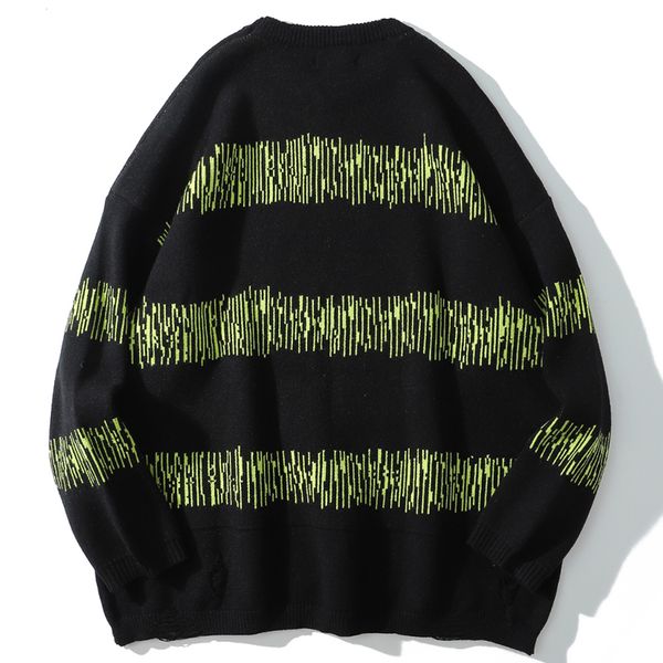new vintage 2021 retro striped knitted mens streetwear sweater oversize cotton harajuku men clothing hip hop loose pullover 44mu, Black;white
new vintage 2021 retro striped knitted mens streetwear sweater oversize cotton harajuku men clothing hip hop loose pullover 44mu, Black;white
