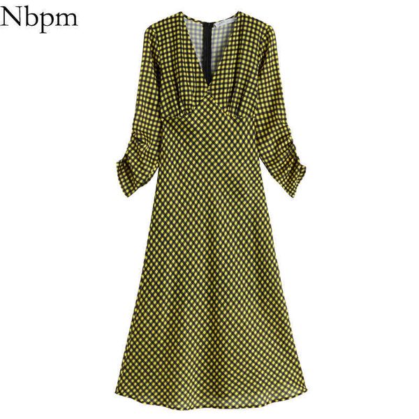 nbpm women chic fashion with plaid elegant long sleeve women's dress v-neck spring summer high street vestidos mujer 210529, Black;gray
nbpm women chic fashion with plaid elegant long sleeve women's dress v-neck spring summer high street vestidos mujer 210529, Black;gray