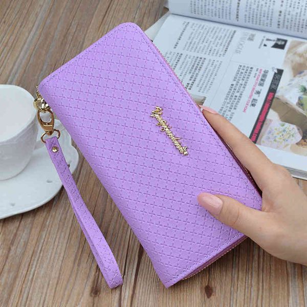 new handbag women's purse long zipper fashion korean embossed soft large capacity wallet mobile phone bag, Red;black
new handbag women's purse long zipper fashion korean embossed soft large capacity wallet mobile phone bag, Red;black