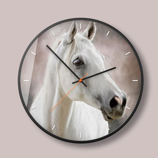 wall clocks creative clock real animal horse series home decoration time watch round silent living room pendant
wall clocks creative clock real animal horse series home decoration time watch round silent living room pendant