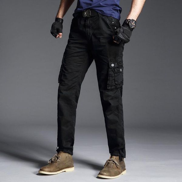 men's pants 2021 spring mens casual large size cargo tactical men outwear army straight slacks long trousers, Black
men's pants 2021 spring mens casual large size cargo tactical men outwear army straight slacks long trousers, Black