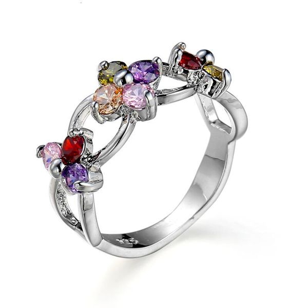 jewelry wedding creativity plum blossom female zircon hand jewelry mixed color ring, Slivery;golden
jewelry wedding creativity plum blossom female zircon hand jewelry mixed color ring, Slivery;golden