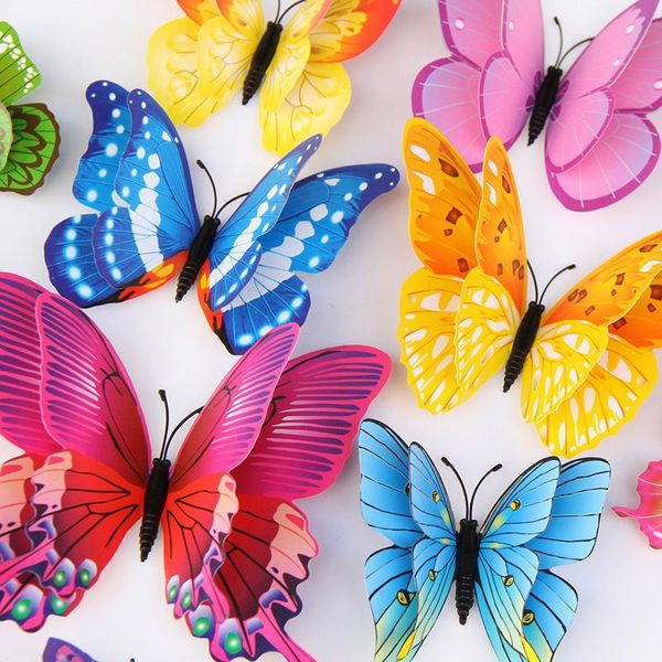 fridge magnets 12pcs refrigerator sticker pin simulation butterfly three-dimensional wall bedroom decoration applique
fridge magnets 12pcs refrigerator sticker pin simulation butterfly three-dimensional wall bedroom decoration applique