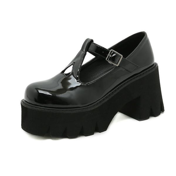 dress shoes mary jane women platform spring college style high heel student ladies thick british, Black
dress shoes mary jane women platform spring college style high heel student ladies thick british, Black