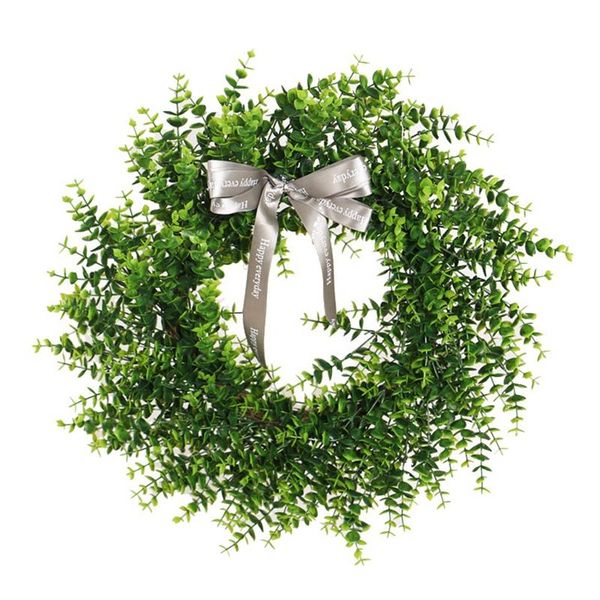artificial eucalyptus wreath, 20" fake green leaves wreath for home front door hanging wall window wedding party decor
artificial eucalyptus wreath, 20" fake green leaves wreath for home front door hanging wall window wedding party decor