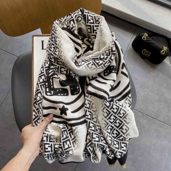 70% off design scarf imitation cashmere letter double-sided for women in autumn and winter long warm dual-purpose korean fashion summer air, Blue;gray
70% off design scarf imitation cashmere letter double-sided for women in autumn and winter long warm dual-purpose korean fashion summer air, Blue;gray