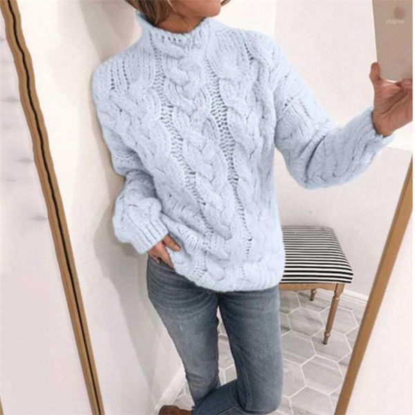 fashion turtleneck sweater women's loose long sleeve autumn/winter thicken all-match knitted sweaters, White;black
fashion turtleneck sweater women's loose long sleeve autumn/winter thicken all-match knitted sweaters, White;black