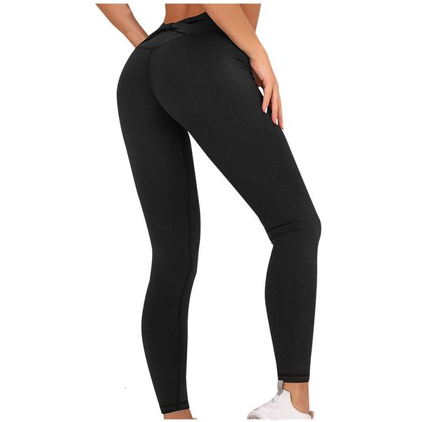 leggins for fitness women pure color sports running broek high tail needless bottoms push up elastic, Black
leggins for fitness women pure color sports running broek high tail needless bottoms push up elastic, Black