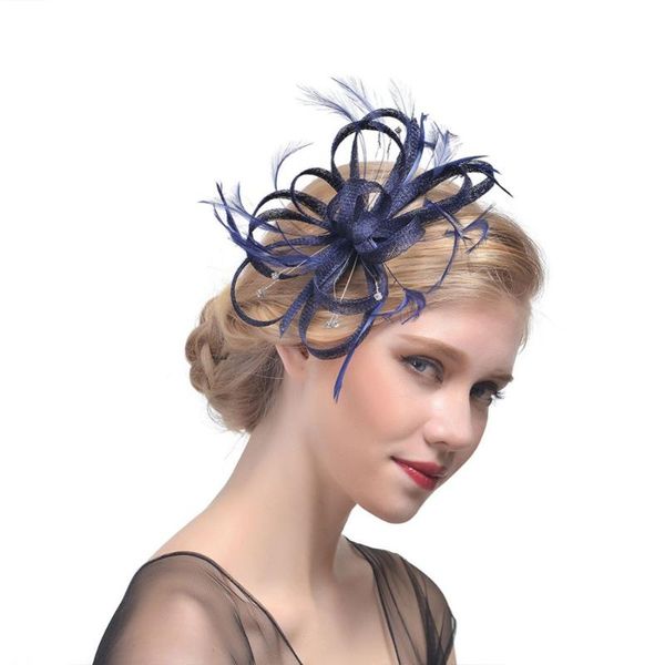 stingy brim hats bridal feather fascinators wedding hair clip elegant cocktail party fascinator hat pillbox headband, Blue;gray
stingy brim hats bridal feather fascinators wedding hair clip elegant cocktail party fascinator hat pillbox headband, Blue;gray