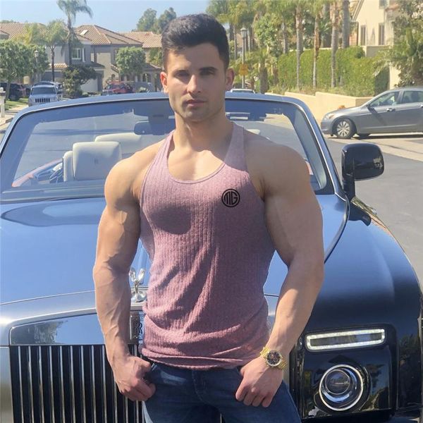 men' tank muscleguys summer fashion knitted fitness men sports sleeveless t-shirt stripes slim fit vest knitting gym clothing, White;black
men' tank muscleguys summer fashion knitted fitness men sports sleeveless t-shirt stripes slim fit vest knitting gym clothing, White;black