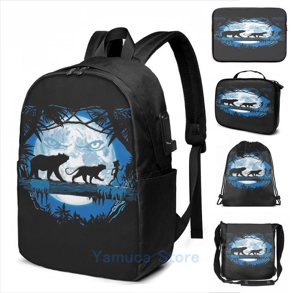 backpack funny graphic print jungle pals usb charge men school bags women bag travel laptop
backpack funny graphic print jungle pals usb charge men school bags women bag travel laptop