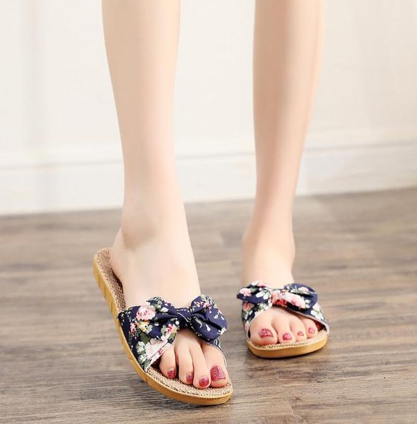 women's bowknot slippers pure color simple pull-on outdoor breathable comfortable sandals flat summer beach shoes#, Black
women's bowknot slippers pure color simple pull-on outdoor breathable comfortable sandals flat summer beach shoes#, Black