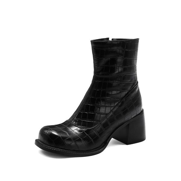 boots arqa 2021 autumn winter black pu leather ankle round toe zipper solid or stone pattern shoes woman fashion botas
boots arqa 2021 autumn winter black pu leather ankle round toe zipper solid or stone pattern shoes woman fashion botas