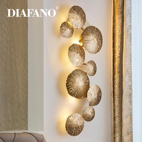 nordic luxury copper wall lamp stainless lotus leaf creative living room aisle background bedroom indoor led lighting wall decor
nordic luxury copper wall lamp stainless lotus leaf creative living room aisle background bedroom indoor led lighting wall decor