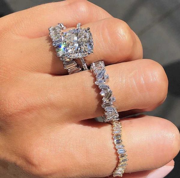 cluster rings physical shooting original 925 sterling silver simulated diamond engagement wedding set for women fine jewelry wholesale, Golden;silver
cluster rings physical shooting original 925 sterling silver simulated diamond engagement wedding set for women fine jewelry wholesale, Golden;silver