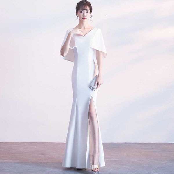 luxury evening dress 1201# dr's dignified and elegant banquet black evening v-neck slim fishtail host, Black;gray
luxury evening dress 1201# dr's dignified and elegant banquet black evening v-neck slim fishtail host, Black;gray