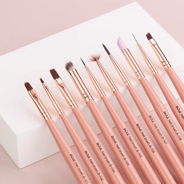 nail brushes 1pc professional brush liquid powder carving uv gel pen painting drawing tools liner manicure 10 size, Yellow
nail brushes 1pc professional brush liquid powder carving uv gel pen painting drawing tools liner manicure 10 size, Yellow