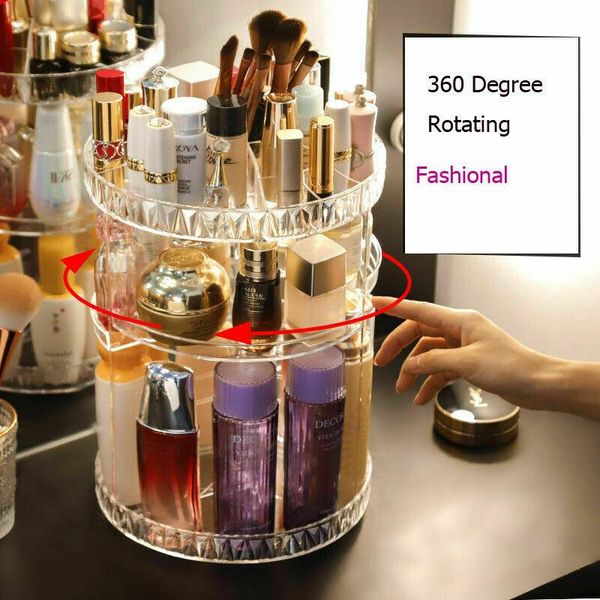 360 degree rotation make up organizer box cosmetic organizer transparent fashion spin multi-function detachable acrylic
360 degree rotation make up organizer box cosmetic organizer transparent fashion spin multi-function detachable acrylic