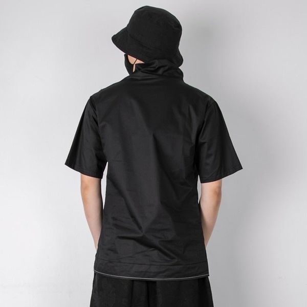 men's t-shirts t harajuku shirt men turtleneck stand collar casual short sleeve tees 2022 summer gothic asymmetry design mens shirts, White;black
men's t-shirts t harajuku shirt men turtleneck stand collar casual short sleeve tees 2022 summer gothic asymmetry design mens shirts, White;black